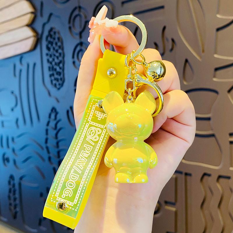 Resin Artistic Chameleon Bear Keychain Colorchanging Fun For Kids And Adults Alike