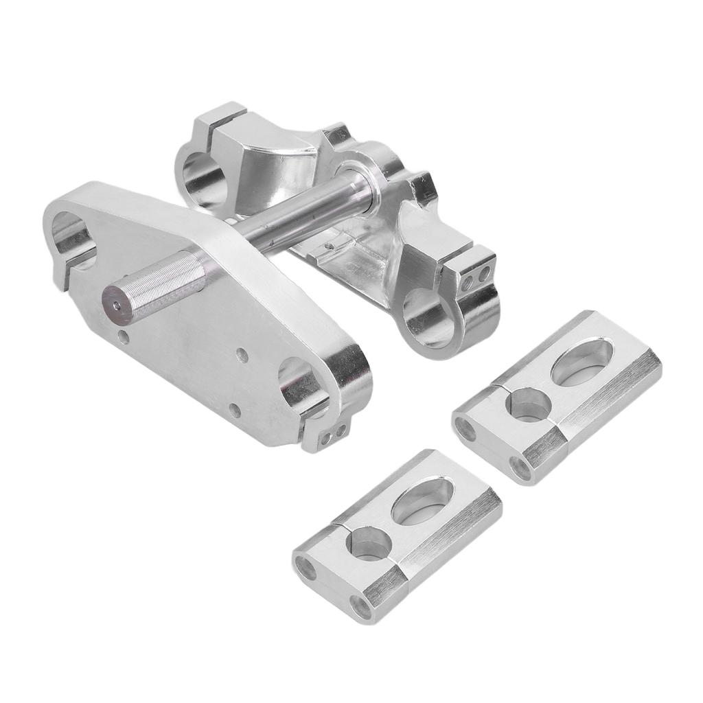 Motorcycle Upper Lower Plate Handlebar Riser Mount Bar Shock Absorber Direction Device Universal