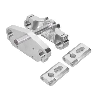 Motorcycle Upper Lower Plate Handlebar Riser Mount Bar Shock Absorber Direction Device Universal