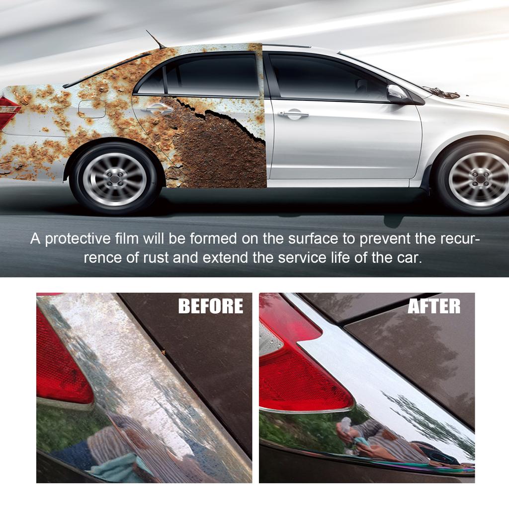 100-300ml Rust Inhibitor Paint Rust Remover Derusting Spray Car Motorcycle Rust Removal Spray Car Wheel Hub Rust Remover Clean