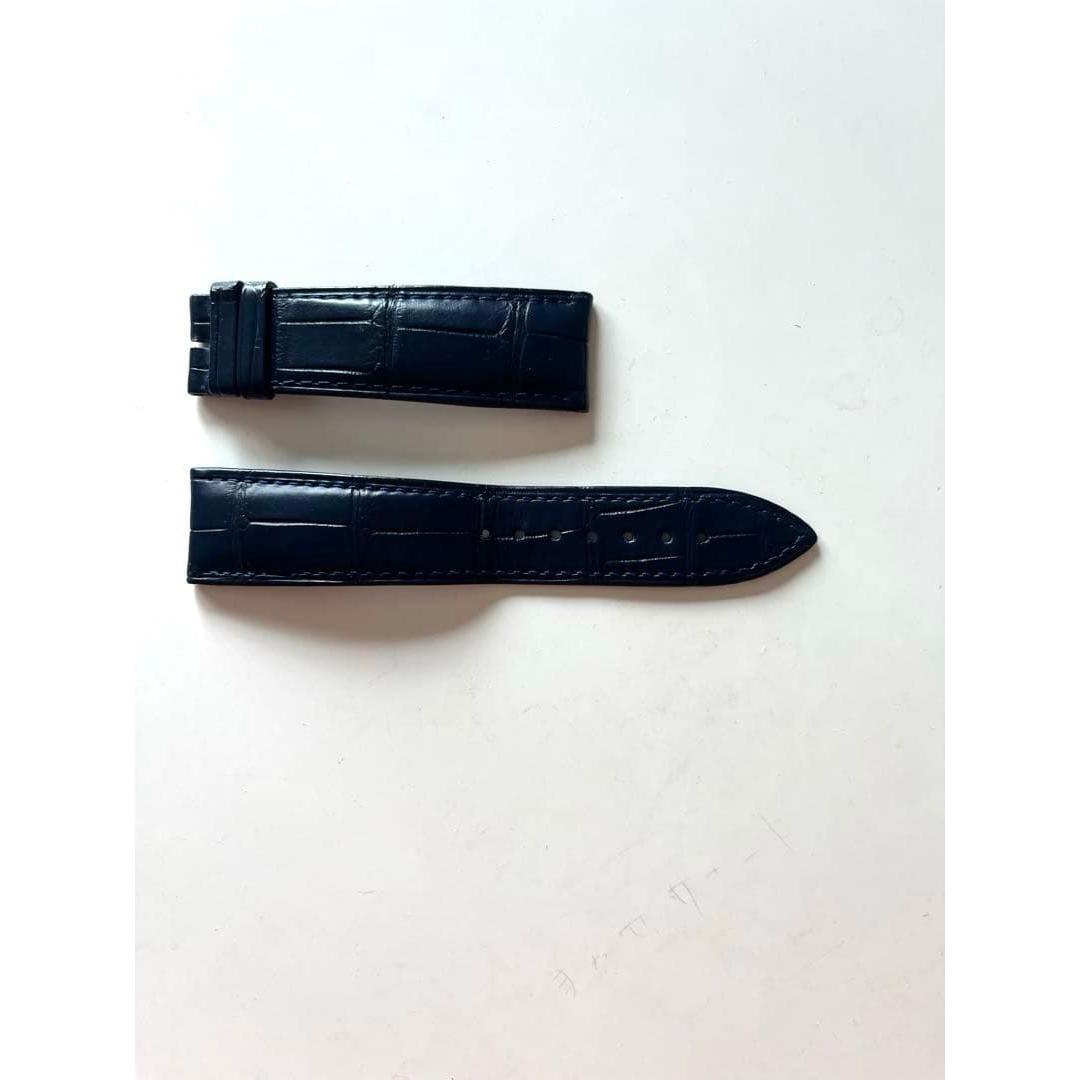 Used PIAGET Men s Watch Leather Strap Navy Crocodile
