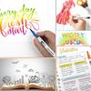 48 Pcs Double Brush Marker Pens with Portable Box 48 Colors Art Markers Set Fine and Brush Double Tip Markers Set Art Supplies
