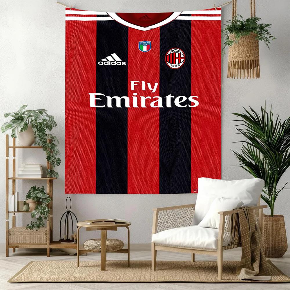 Ac Milan Wall Decor Tapestry Art For Pet Memorial Birthdaywedding Party Backdrop Family Gift