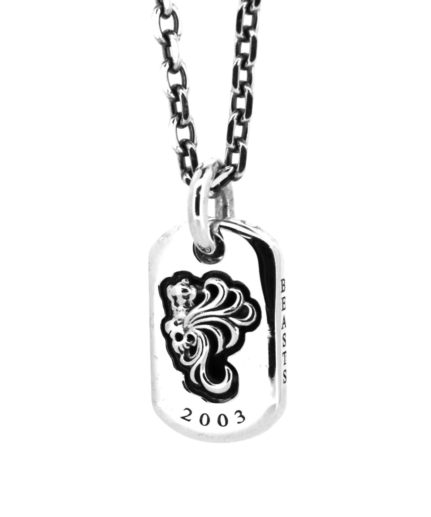 

Ожерелье LION HEART, собачий жетон HOWL, серебро 925 пробы, 50 см, ожерелье/серебро