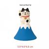 Japanese New Year Horse Zodiac Miniature: Cat Zakka Resin Craft Desktop Ornament