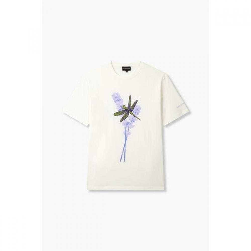 Emporio Armani Men S Dragonfly ShorT Sleeve T ShirT A515126082 S