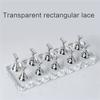 Durable Acrylic Nail Art Practice Stand Magnetic Fingernail Display Holder for False Nails