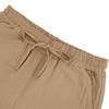 Men's Casual Linen Breathable Hooded Henley Shirt and Shorts Set
