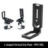 DSLR Camera L-Shaped Quick Release Plate Stabilizer for Vertical Shooting - Model XY-MPU105L