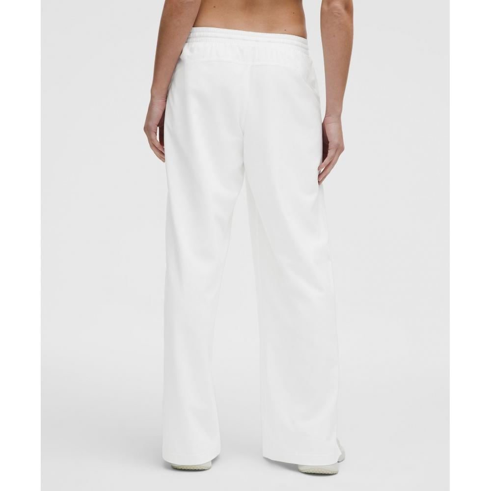 Lululemon Court Rival Wide Leg Track Pant  Regular White White