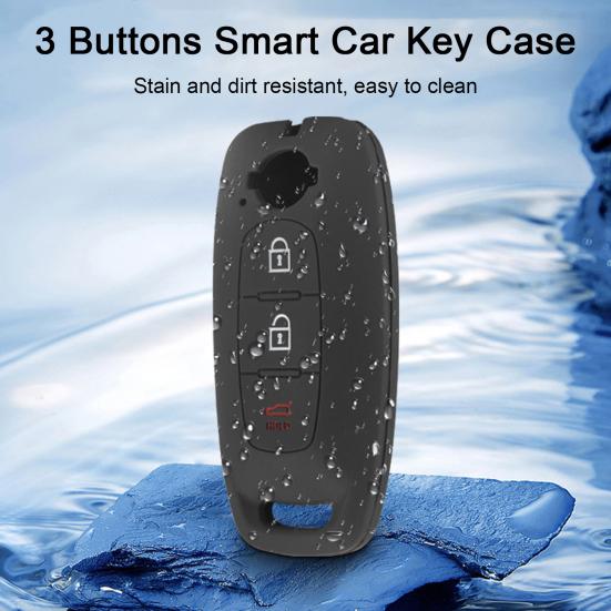 

Автомобильный брелок для ключей, точный силиконовый чехол с идеальным вырезом, подходит для профессионального использования, защищает от падения