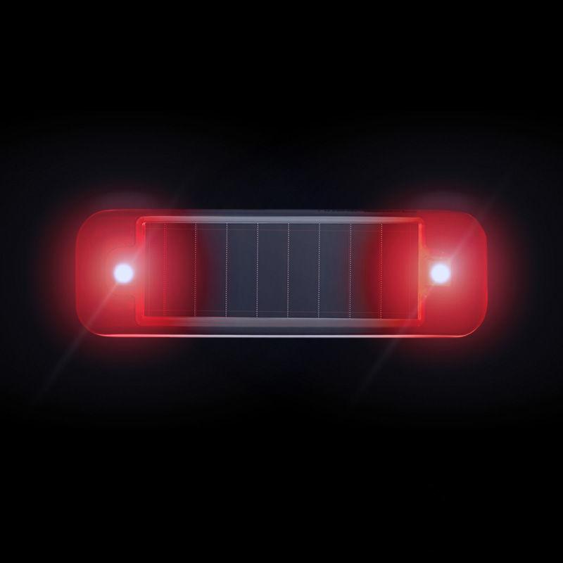 Alarme Factice Solaire Pour Voiture - LED Rouge Clignotante, Détecteur De Lumière - Dissuasion Antivol