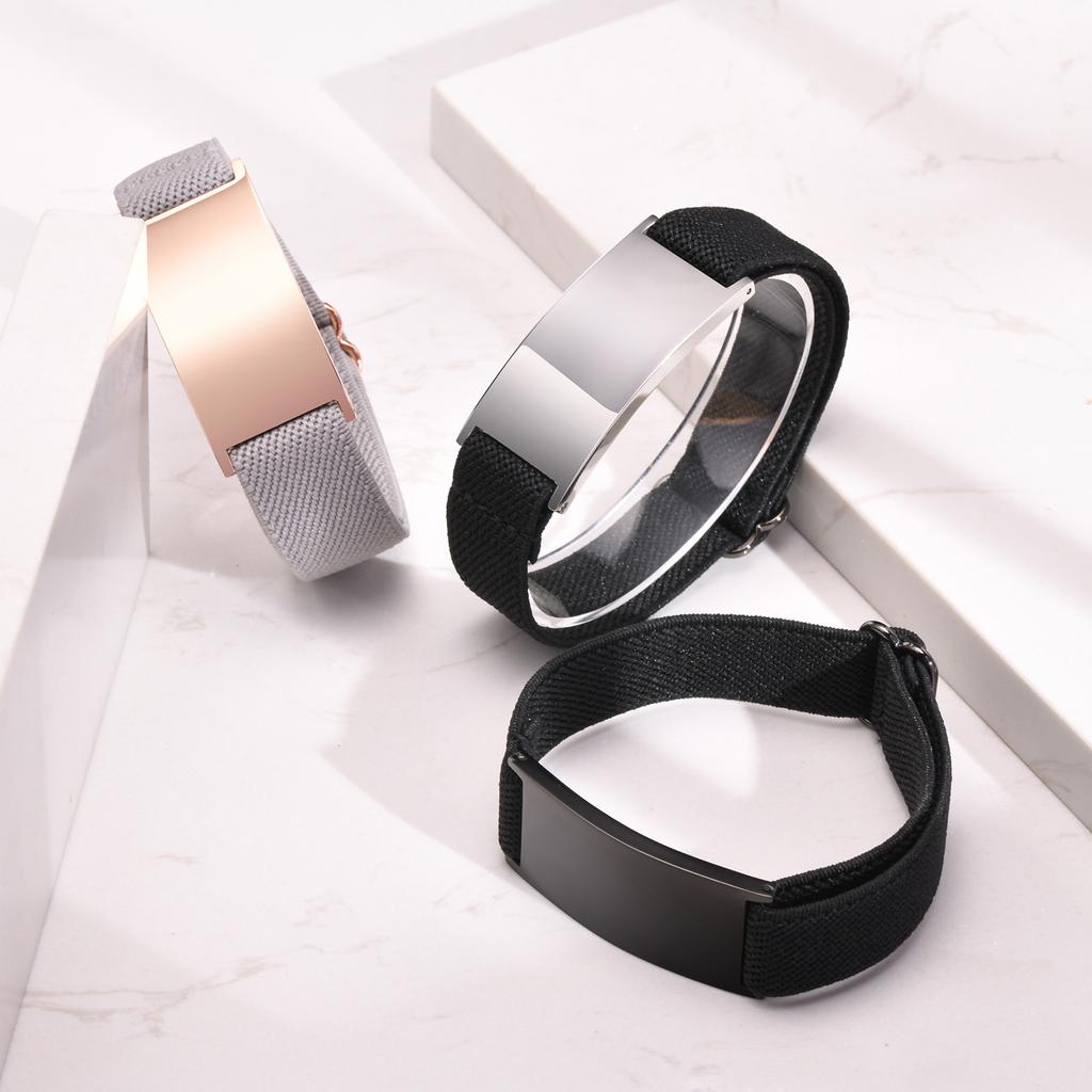 Xiaomi Vnox Personalisierte Foto Armbänder für Damen Herren, Verstellbares Armband, Personalisierte Bild Text Name Gedenkarmbänder Geschenk