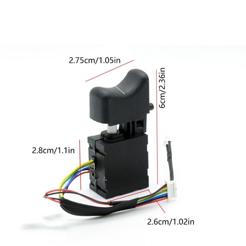 Wireless Drill Speed Controller Brushless Wireless Push Button 8 Wire Power Tool for 2106 Electric Drill Switcher