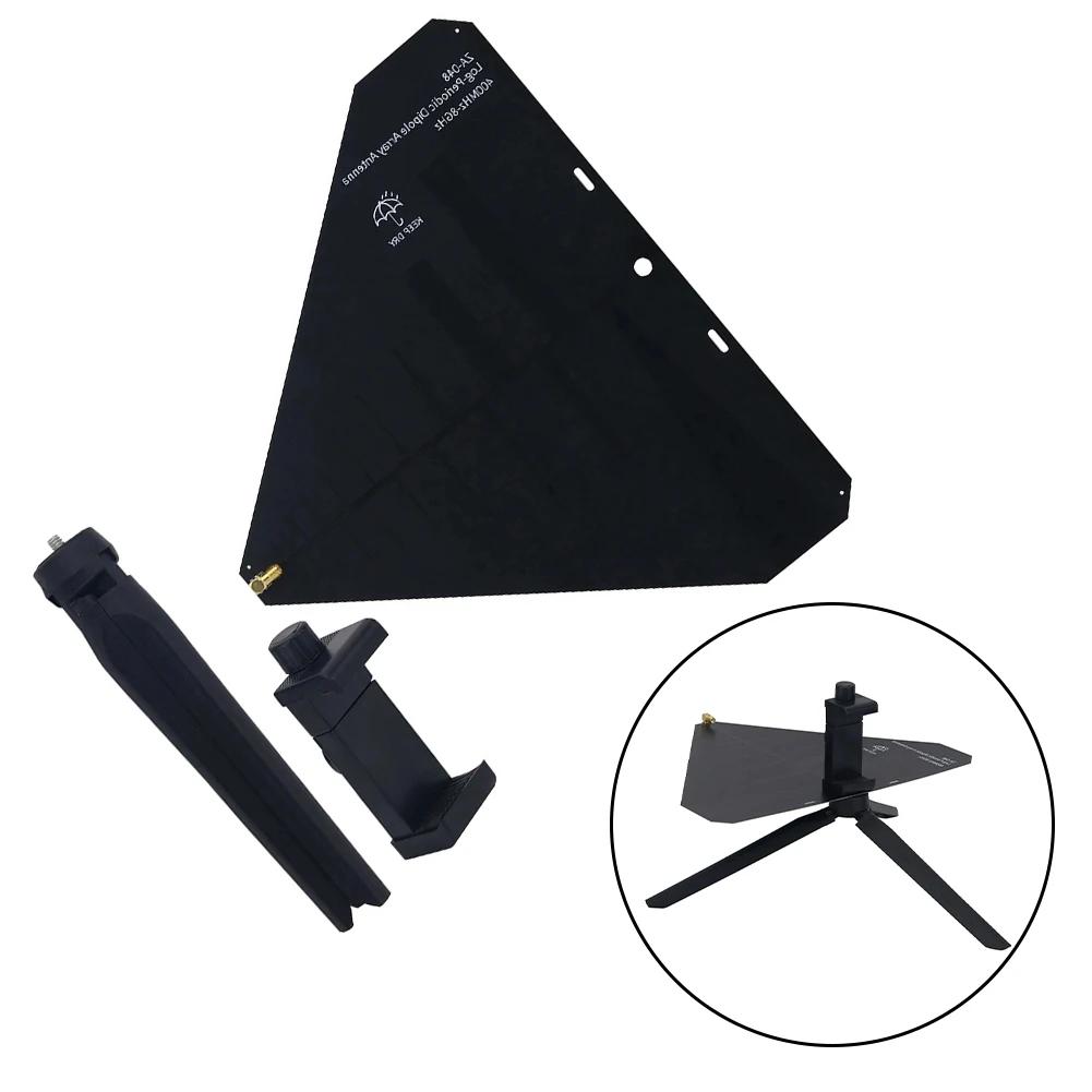 1PCS ZA-048 Logarithmic Period Antenna 400MHz-8GHz Dipole For HAM Radio 5G Signal Analysis For Spectrum Analyzer Receivers