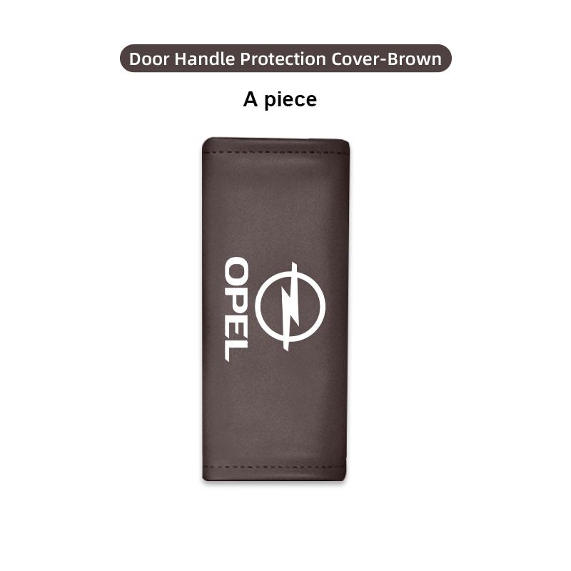 For Opel Car Inner Door Armrest Pull Handle Non-slip Protective Cover Insignia Corsa Zafira Mokka Grandland Antara Ampera WA6