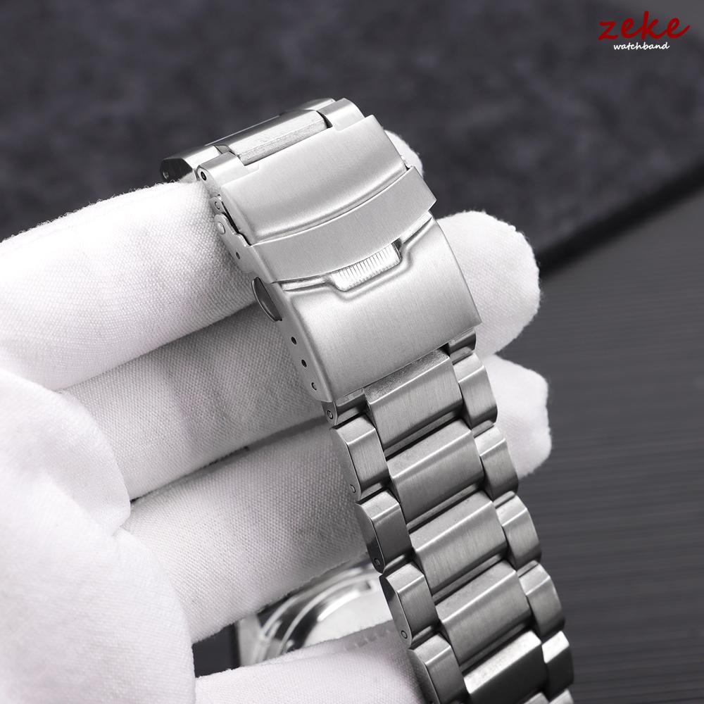 Massives Edelstahl-Uhrenarmband Schwarz Silber Armband 18mm 20mm 22mm 19/21/23/24/24mm Armband Kompatibel für Samsung Galaxy Watch