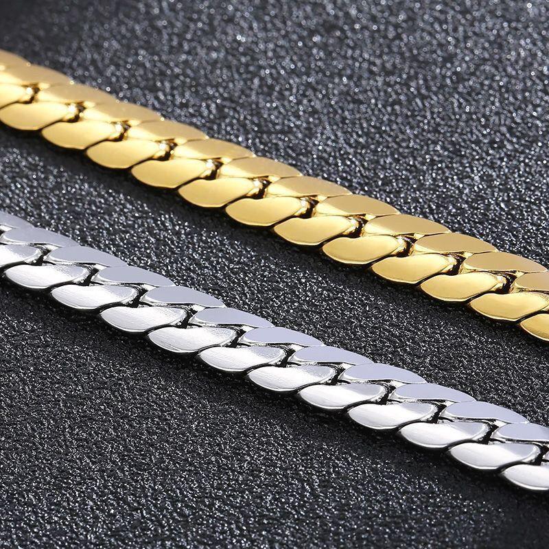 Snake Bone Chain Men's Bracelet Simple Couple Bracelet Trend Simple Bracelet Hand Jewelry