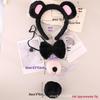 Cartoon Bear Plush Headband: Cute Bear Ears Rabbit Fur Hair Clip for Face Washing