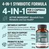 Supliment cu Berberină Lipozomală, Cu Crom, Probiotic, 120 Capsule Per Flacon