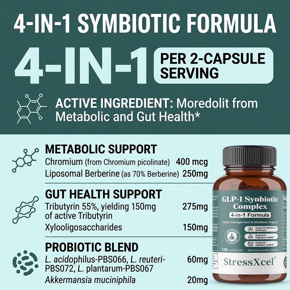 Supliment cu Berberină Lipozomală, Cu Crom, Probiotic, 120 Capsule Per Flacon
