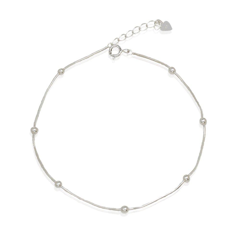 [Onjewel] Silver Daily Ball Anklet