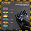 VGR V-270 Professionelle Elektrische Schiebeschere Metall Mecha Wind Körper Männer mit Basis Haarschneider LED Digitalanzeige Öl Kopf Haarschneidegerät für Zuhause