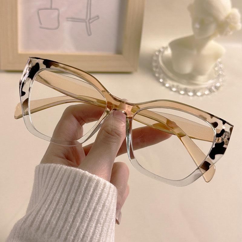 

Женские очки «кошачий глаз» с плоским зеркалом, градиентные цвета, защита глаз, компьютерные очки, классические новые оптические очки с защитой от синего света