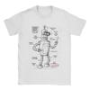 Futuramas Cartoon Comic Apparel Men Women T Shirt Cotton Tee Print  T-shirt Clothes