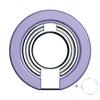 Ultra Thin Magnetic Finger Ring Holder Strong Suction Magnetic Phone Grip Phone Grip Stand  Car Use