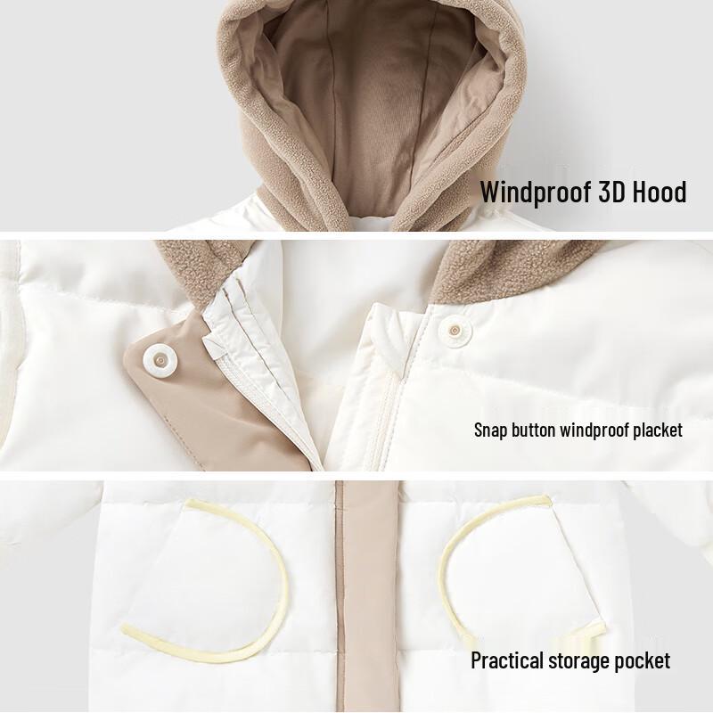 YEEHOO Kids' Three-Proof Down Jacket