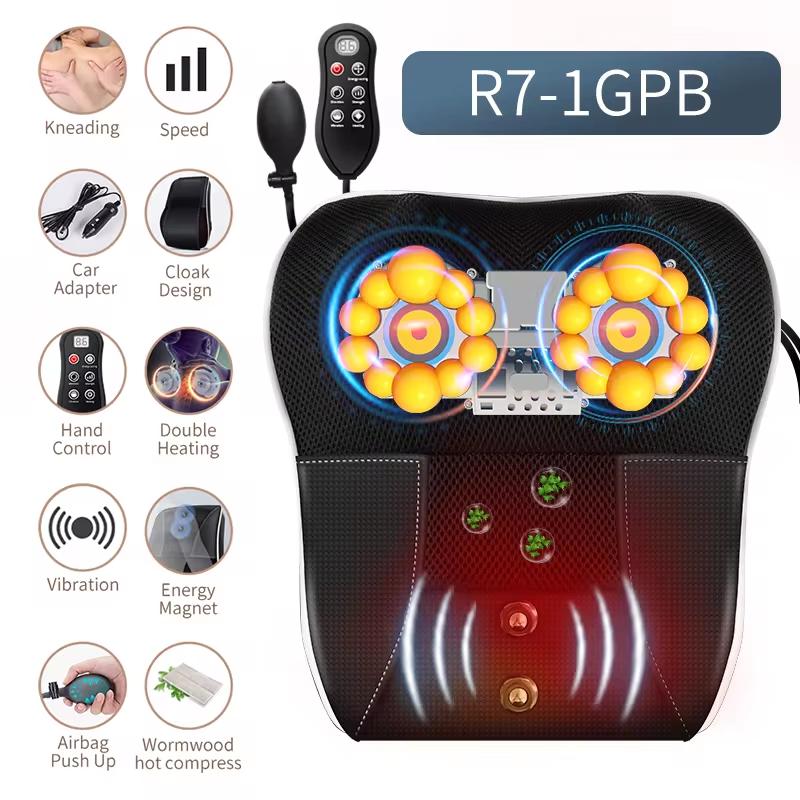 Xiaomi Jinkairui Electric Neck ff33 Massager with Heating and Vibration Massage Function for Car Back Pillow