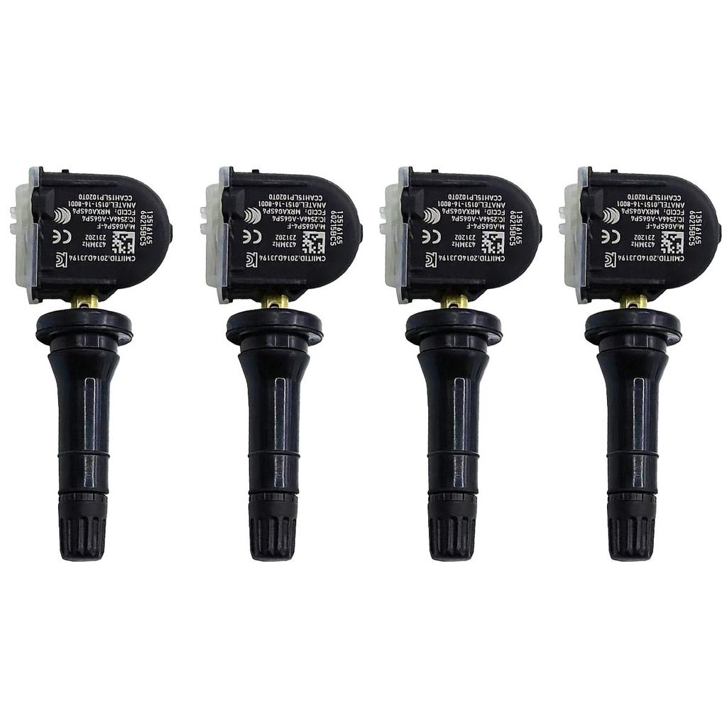4 PCS Tire Pressure Monitor Sensor 13516165 13598773 433MHz For Cadillac CT6 XT4 XT5 XT6 Chevrolet Equinox Traverse