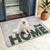 Cute English Bulldog Welcome Doormat Vintage Home Floor Rug Indoor Outdoor Entrance Carpet for Living Room Pet Lover Gift