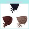 Versatile Plain Modacrylic Headscarf With Elastic Band For Medical Dressings And Daily Wear