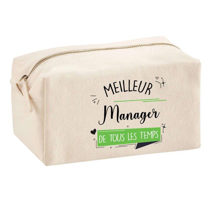 Multifunction Pouch Best Manager of All Time Gift Idea Personalized Original | School Pouch Office Supplies