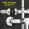 SXH 1pc Water Temperature Tester Monitor LED Digital Display Shower Water Thermometer Bathroom ABS 5-85 High-precision