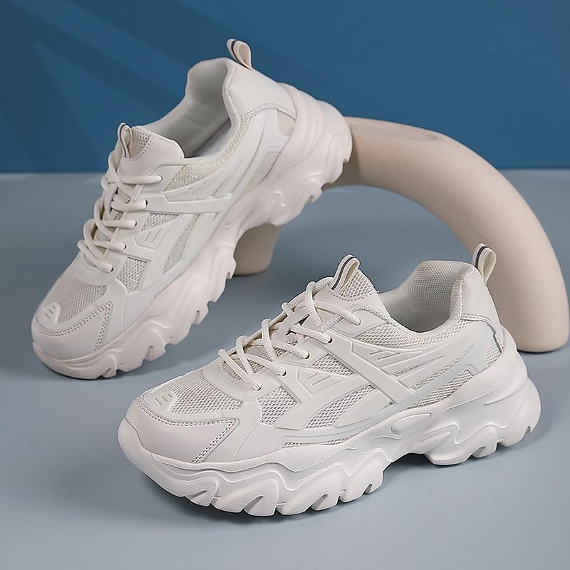 

Jogging shoes mesh breathable sneakers hiking shoes retro dad shoes sports casual versatile running 42