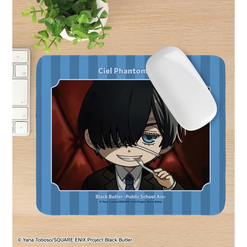 TV Anime Boarding School Ciel Phantomhive Yurukoma Mouse Pad "Black Butler Arc"
