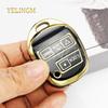 For Toyota Avensis Corolla Yaris Rav4 Key Fob Shell Cover Toy43 Toy47 Toy48 3 Buttons Tpu Car Remote Key Case Protector