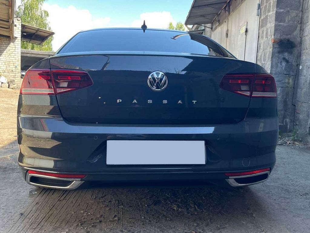 

Накладки на глушитель V2 SD/SW (2019-2025, 3 шт, нерж) для Volkswagen Passat B8