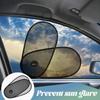 Black Car Window Sun Shade Polyester Windshield UV Protection Shade Car Window Sun Visor