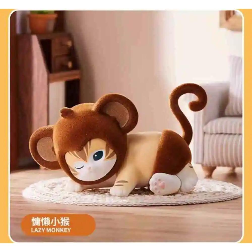 MINISO Mofusand Fluffy Party Series Blind Box Toy Cute Figure Kawaii Anime Figurines Collect Toys Mystery Box Kids Birthday Gift