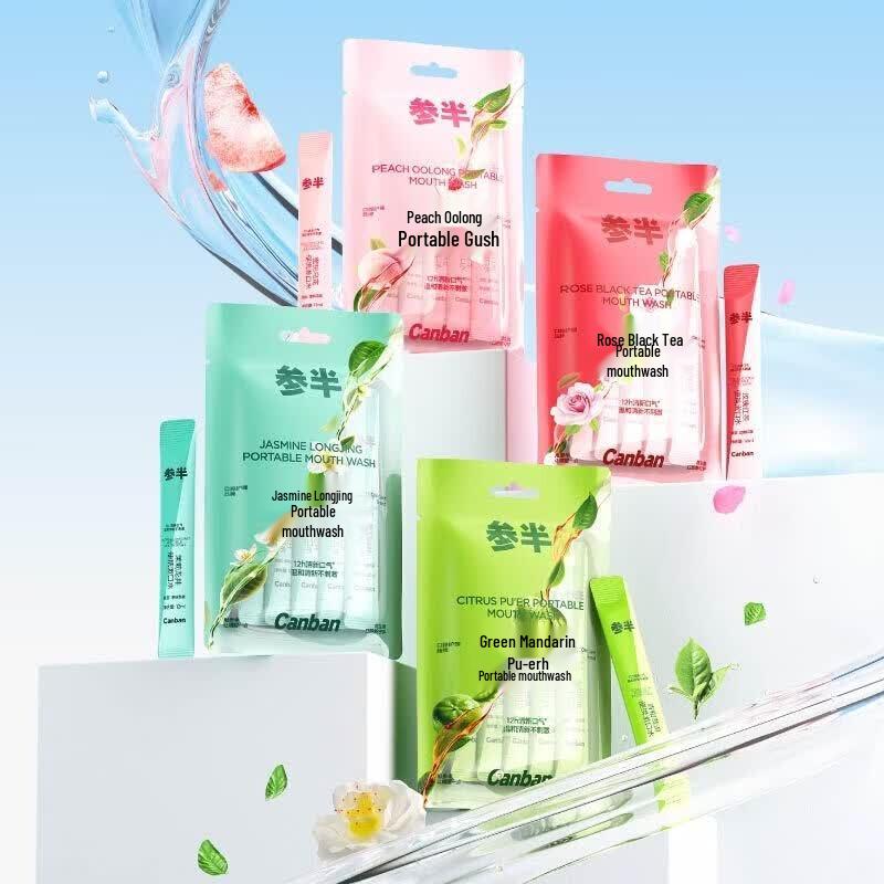 Cansan Probiotic Portable Mouthwash Assortment