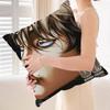 Anime Baki The Grappler Pillow Covers Cartoon Sofa Decorative Home Doublesided Printing Short Plush Cute Cushion Cover