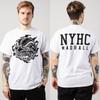 T-shirt in Cotone Grafica Y2k Madball Unisex Estiva Manica Corta Marca di Moda Maglietta Casual di Lusso Vintage