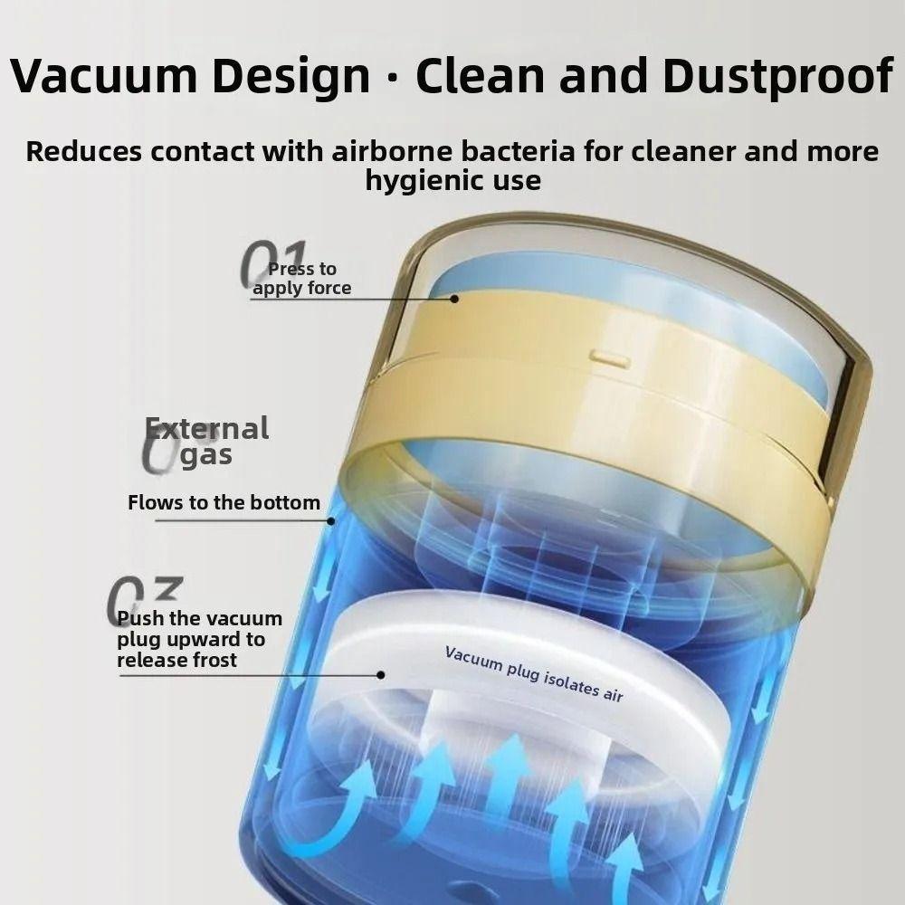 Refillable Airless Pump Jar 50ml Capacity Face Cream Container Empty Lotion Dispenser Countertop