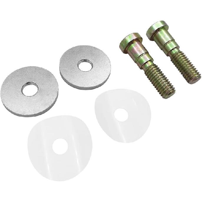 Türrahmen-Schließblech-Schraubensatz, 1 Paar Türrahmen-Schließbleche mit klaren Unterlegscheiben Passend für 1964-1982 Chevy Corvette Camaro Monza Nova GTO