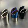 2pcs For Mazda CX-5 CX5 CX-8 CX-9 Auto Accessories Stainless Steel Car Exhaust Pipe Muffler Tail Throat Exterior Refit Products