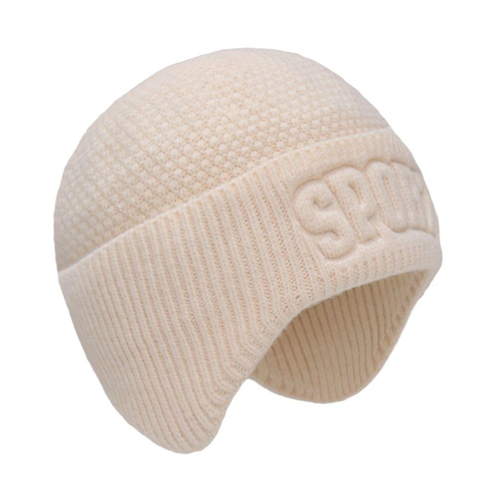 Soft Earflap Cap Windproof Knitted Hat Outdoor Winter Hat for Men